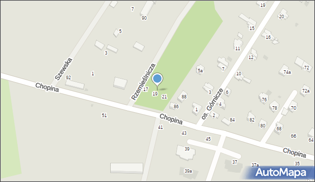 Sobótka, Rzemieślnicza, 19a, mapa Sobótka