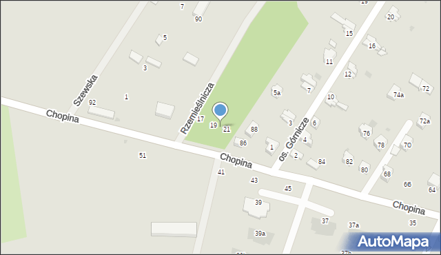 Sobótka, Rzemieślnicza, 19b, mapa Sobótka