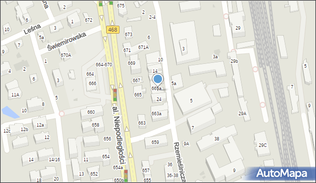 Sopot, Rzemieślnicza, 22, mapa Sopotu