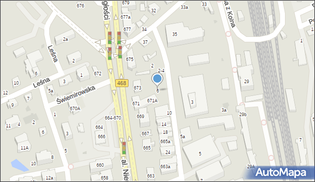 Sopot, Rzemieślnicza, 6, mapa Sopotu