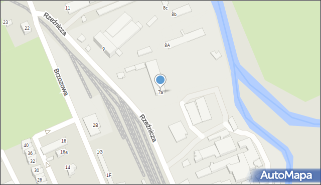 Stargard, Rzeźnicza, 7a, mapa Stargard