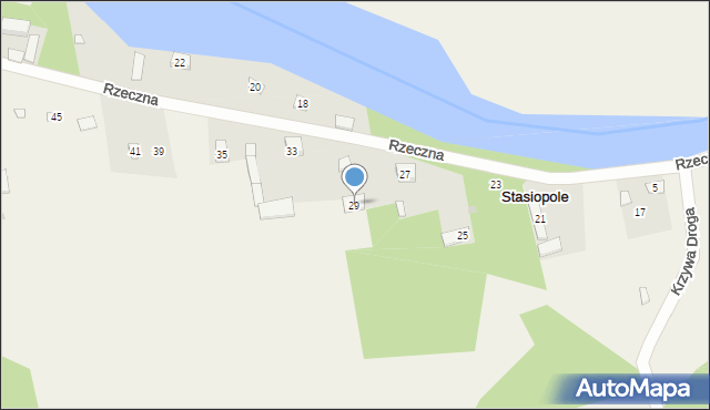 Stasiopole, Rzeczna, 29, mapa Stasiopole