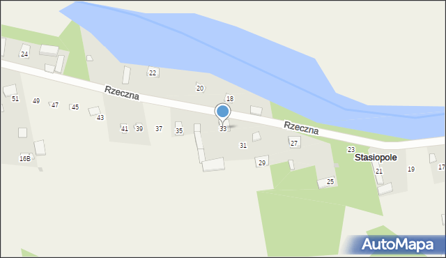 Stasiopole, Rzeczna, 33, mapa Stasiopole