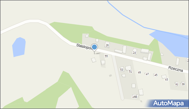 Stasiopole, Rzeczna, 59, mapa Stasiopole