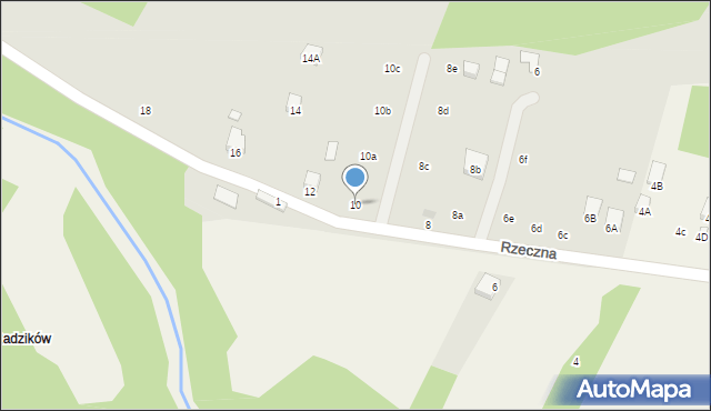 Staszów, Rzeczna, 10, mapa Staszów