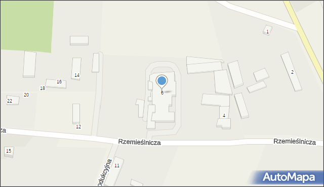 Stężyca, Rzemieślnicza, 6, mapa Stężyca