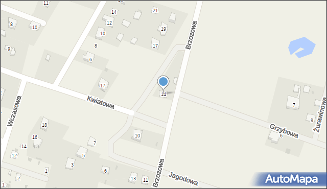 Strumiany, Rzemieślnicza, 14, mapa Strumiany