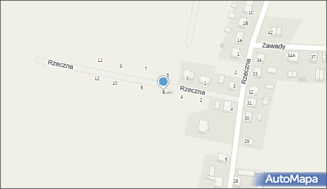 Stwolno, Rzeczna, 6, mapa Stwolno