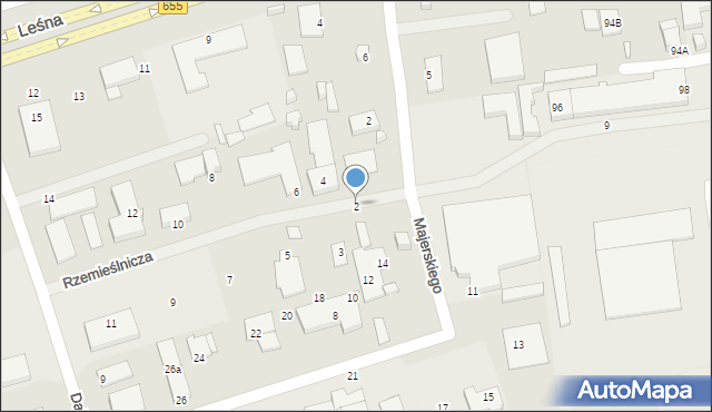 Suwałki, Rzemieślnicza, 2, mapa Suwałk