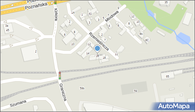 Swarzędz, Rzemieślnicza, 16, mapa Swarzędz