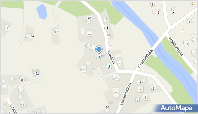 Świerzowa Polska, Rzeczna, 16, mapa Świerzowa Polska