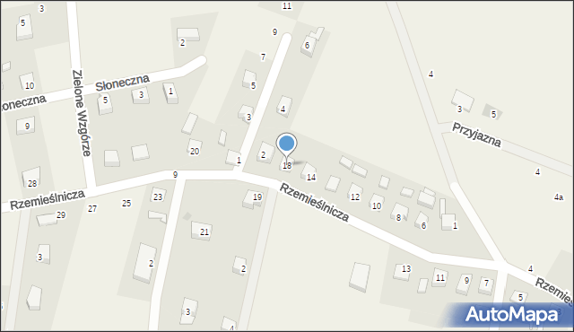 Szymbark, Rzemieślnicza, 18, mapa Szymbark