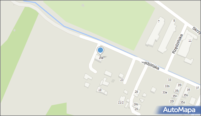 Tarnów, Rzędzińska, 19a, mapa Tarnów