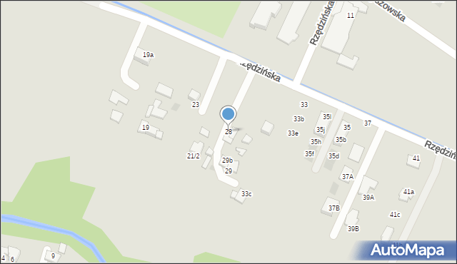 Tarnów, Rzędzińska, 29a, mapa Tarnów