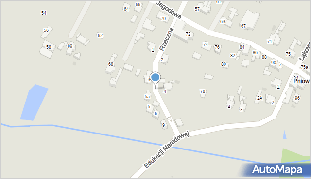Tarnowskie Góry, Rzeczna, 1a, mapa Tarnowskie Góry