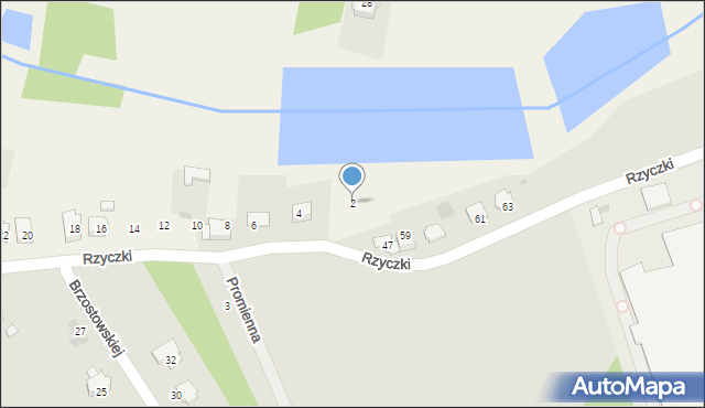 Tomice, Rzyczki, 2, mapa Tomice