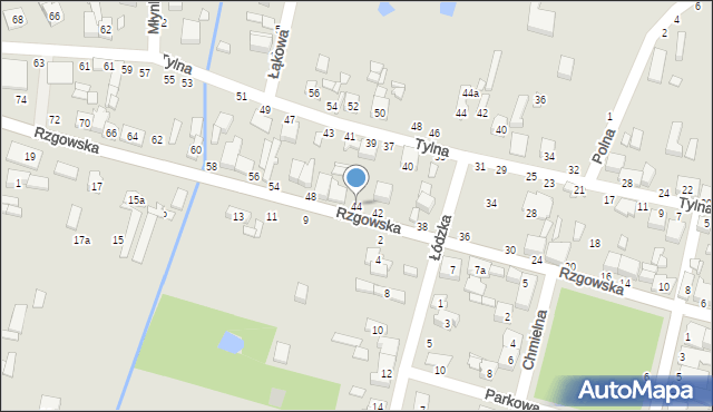 Tuszyn, Rzgowska, 44, mapa Tuszyn