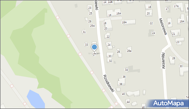 Warszawa, Rzodkiewki, 27, mapa Warszawy