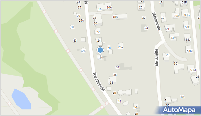 Warszawa, Rzodkiewki, 32, mapa Warszawy