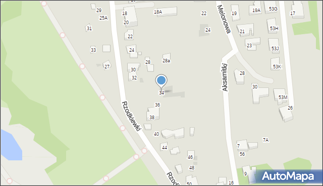 Warszawa, Rzodkiewki, 34, mapa Warszawy