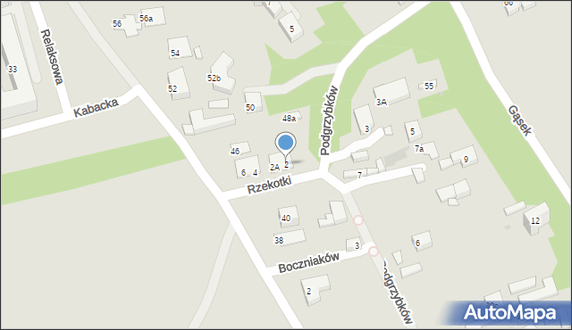 Warszawa, Rzekotki, 2, mapa Warszawy