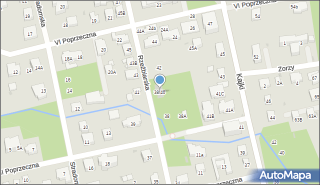 Warszawa, Rzeźbiarska, 38/40, mapa Warszawy