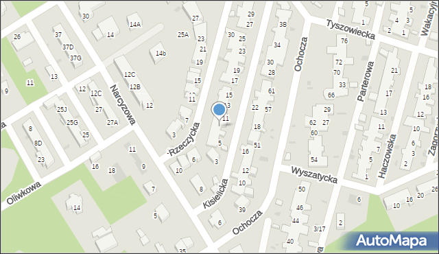Warszawa, Rzeczycka, 14, mapa Warszawy