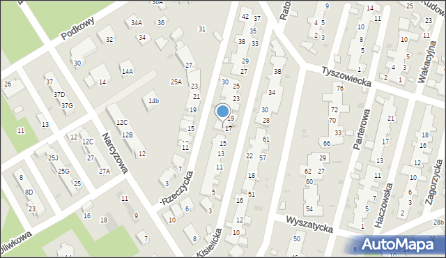 Warszawa, Rzeczycka, 22, mapa Warszawy