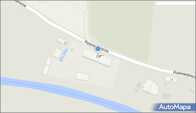 Wąsosz, Rzemieślnicza, 11B, mapa Wąsosz