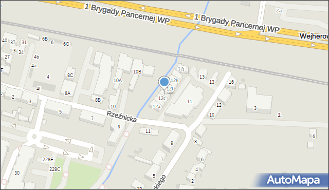 Wejherowo, Rzeźnicka, 12d, mapa Wejherowo
