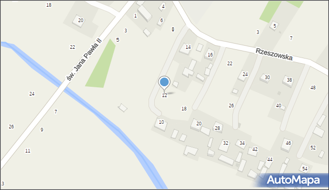 Wilcza Wola, Rzeszowska, 12, mapa Wilcza Wola