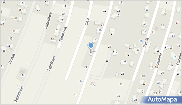 Wilkowice, Rzemieślnicza, 22, mapa Wilkowice