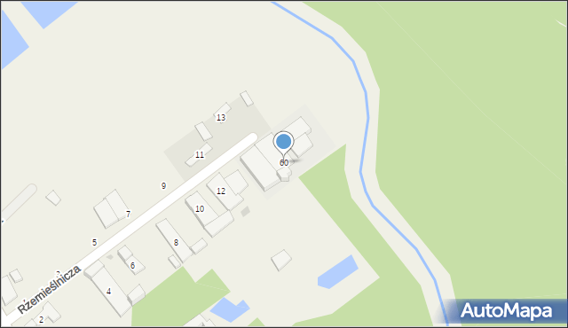 Włynkówko, Rzemieślnicza, 60, mapa Włynkówko