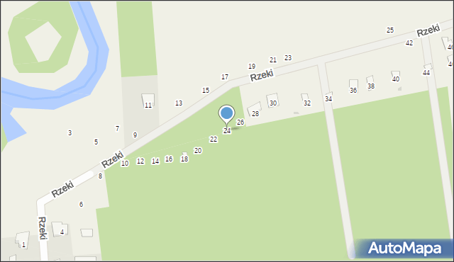 Wola Karczewska, Rzeki, 24, mapa Wola Karczewska