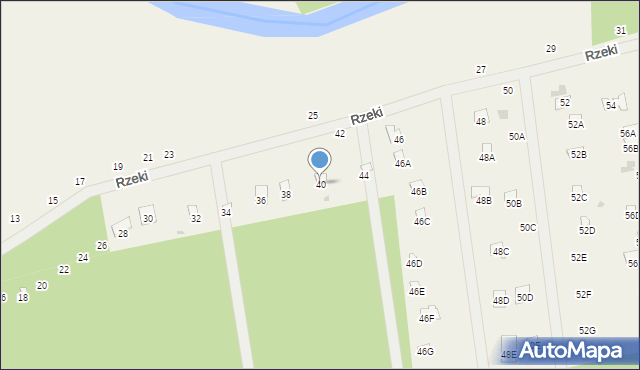 Wola Karczewska, Rzeki, 40, mapa Wola Karczewska