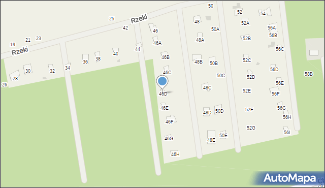 Wola Karczewska, Rzeki, 46D, mapa Wola Karczewska