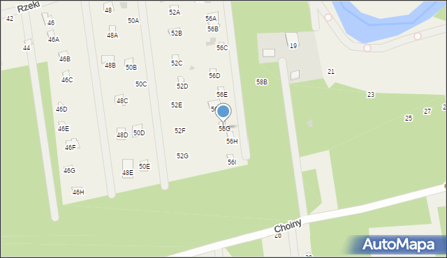 Wola Karczewska, Rzeki, 56G, mapa Wola Karczewska