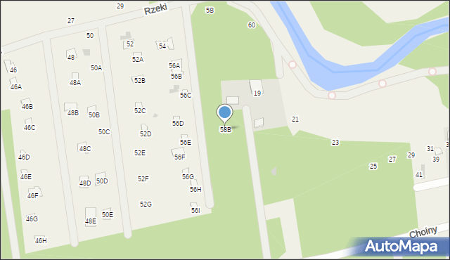 Wola Karczewska, Rzeki, 58B, mapa Wola Karczewska