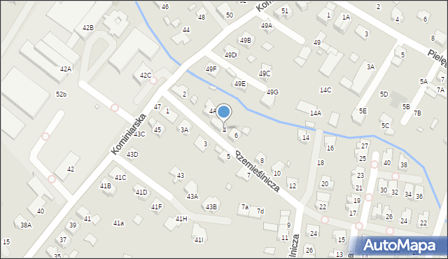 Wrocław, Rzemieślnicza, 4, mapa Wrocławia