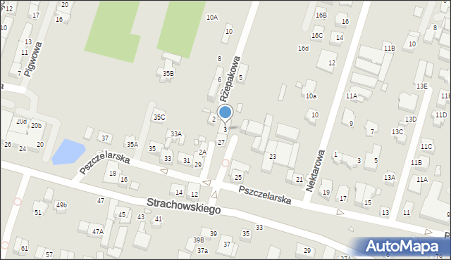 Wrocław, Rzepakowa, 3, mapa Wrocławia