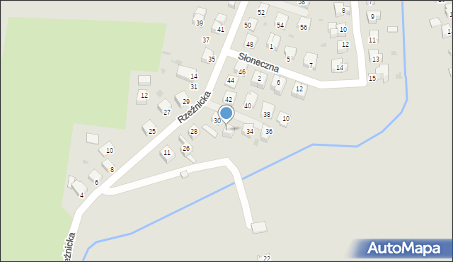 Żagań, Rzeźnicka, 32, mapa Żagań