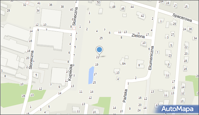 Zbylitowska Góra, Rzemieślników, 22, mapa Zbylitowska Góra