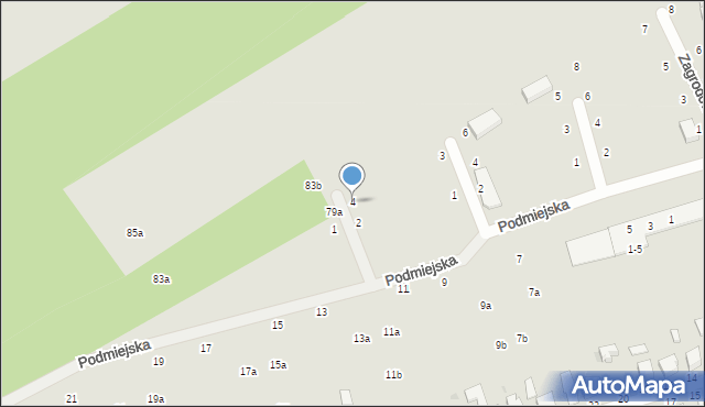 Zgierz, Rzepakowa, 4, mapa Zgierz