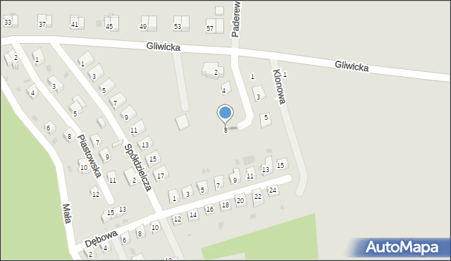 Ziębice, Rzemieślnicza, 8, mapa Ziębice