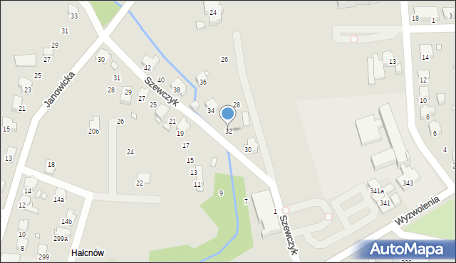 Bielsko-Biała, s. Szewczyk Małgorzaty, 32, mapa Bielsko-Białej