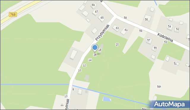 Mokrzyska, s. Przybytniak Katarzyny, 16, mapa Mokrzyska