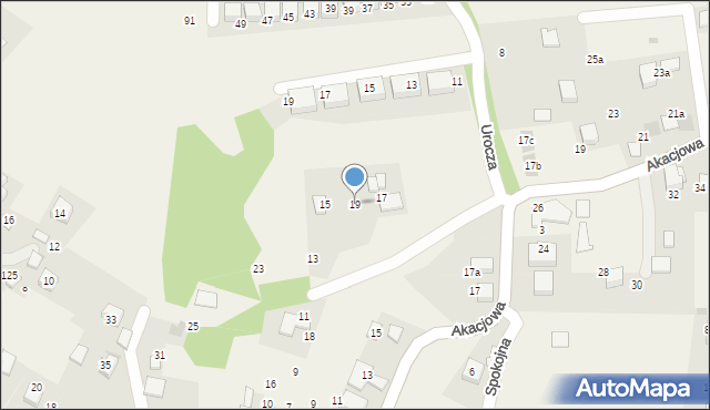 Balice, Sadowa, 19, mapa Balice