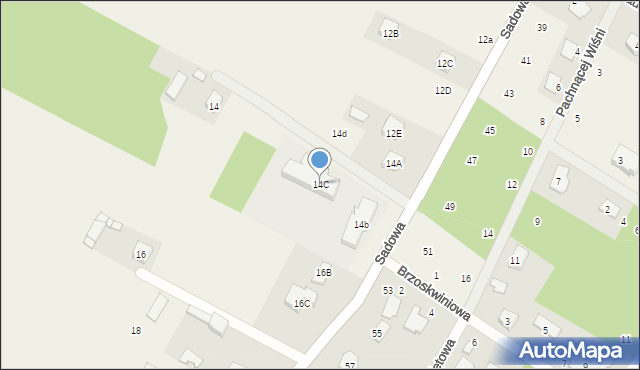 Baszkówka, Sadowa, 14C, mapa Baszkówka
