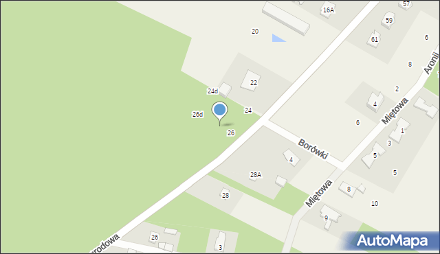 Baszkówka, Sadowa, 26b, mapa Baszkówka