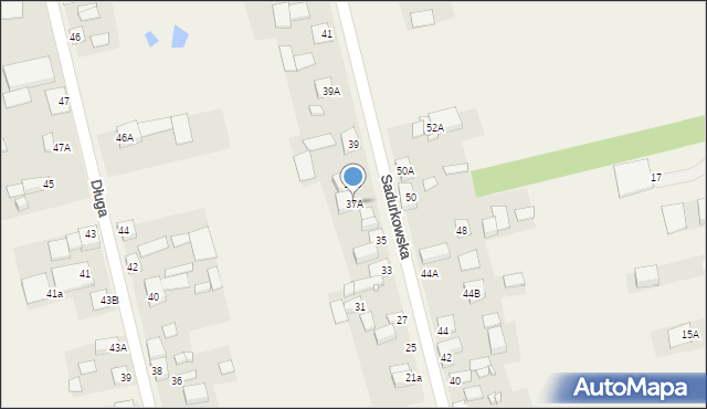 Błędów, Sadurkowska, 37A, mapa Błędów